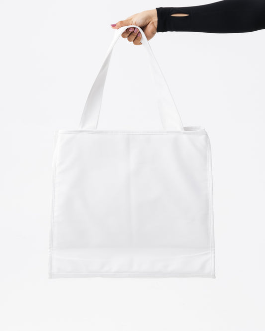 Mesh Tote Bag - White