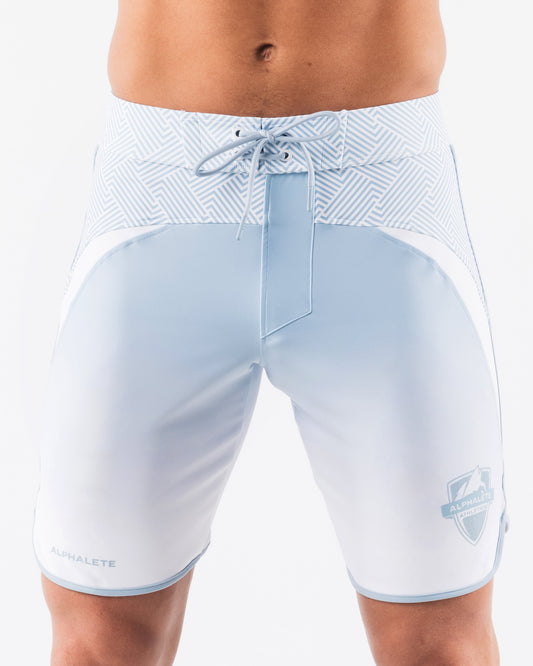 Crescent Boardshort - Sky White