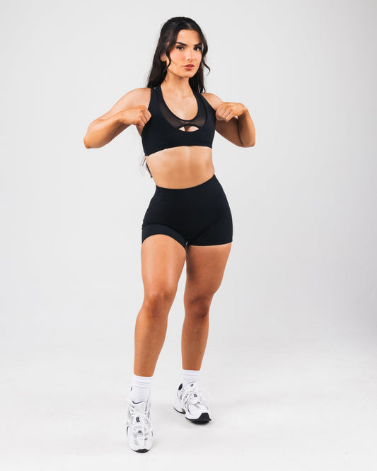 Mia Mesh Bra - Black