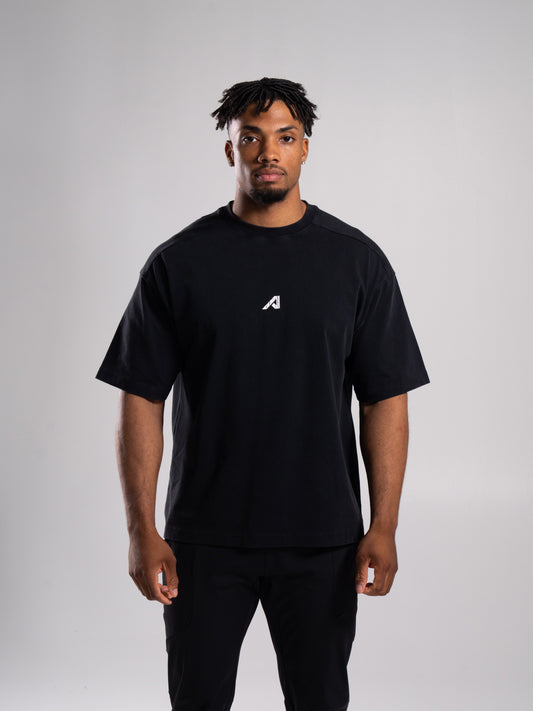 Stone Wash Alpha Tee - Black