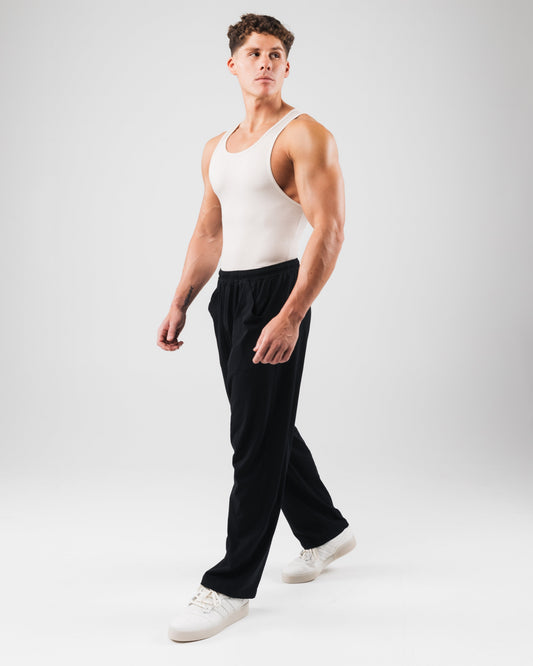 Zero Ribbed Tank 2pk - Cream