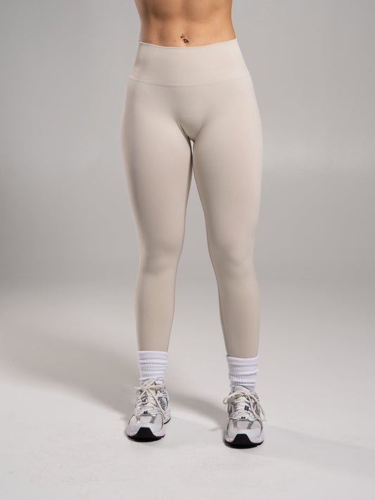 Pump Mid Rise Legging - Wheat