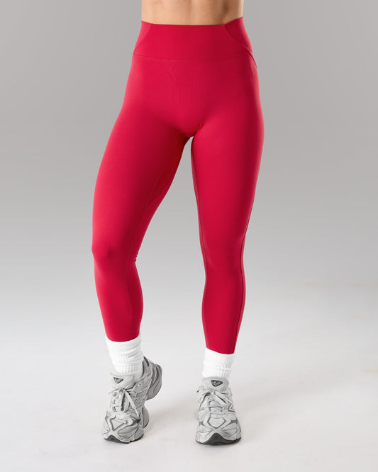Aura Ultra-High Rise Legging - Scarlet