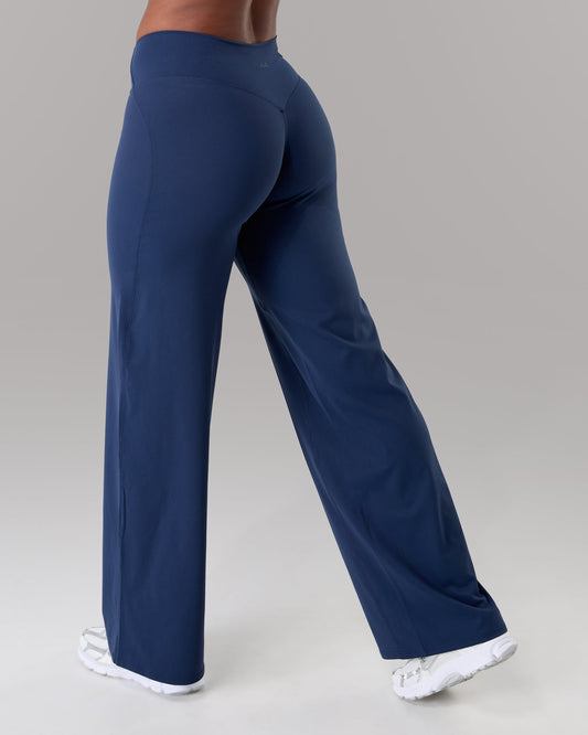 Aura Wide Leg Pant Long - Anchor