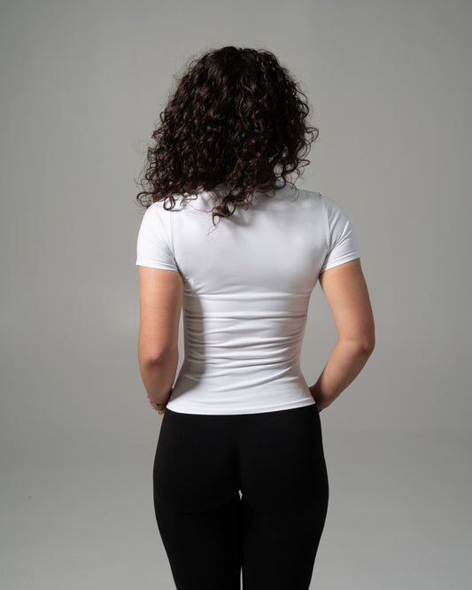 Glass Tee - White