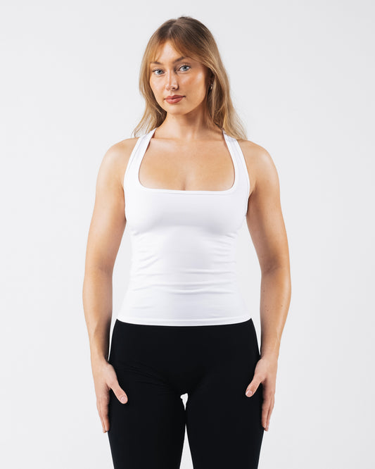 Glass Tank - White