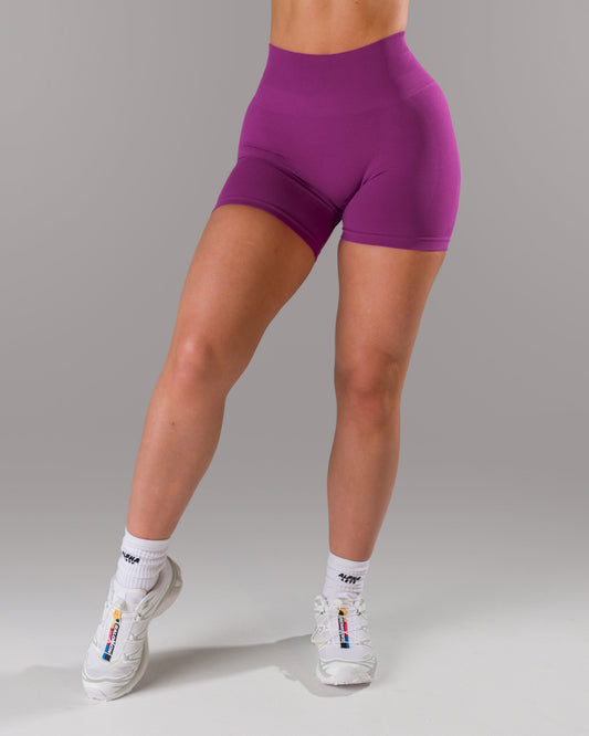 Pump Mid Rise Short - Acai Berry