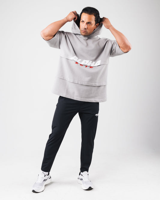 Alpha Layered Hoodie - Chrome