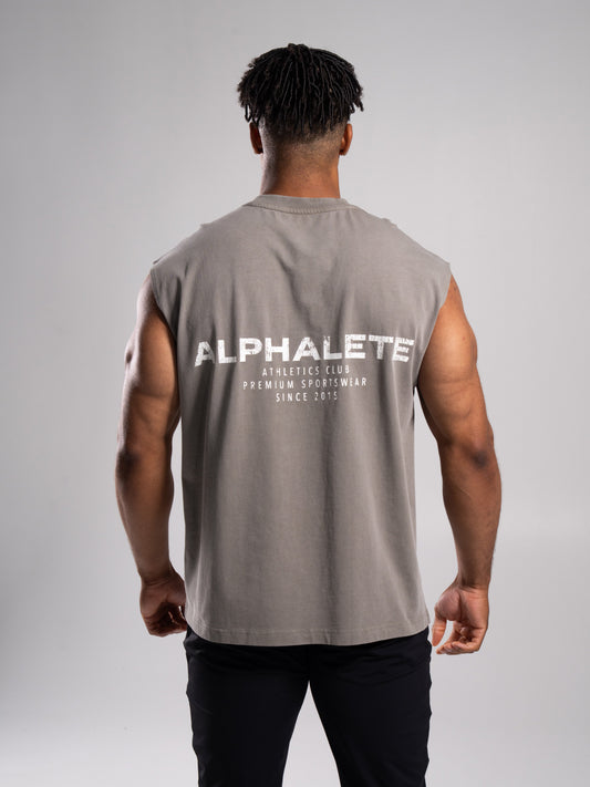 Stone Wash Alpha Tank - Desert Khaki