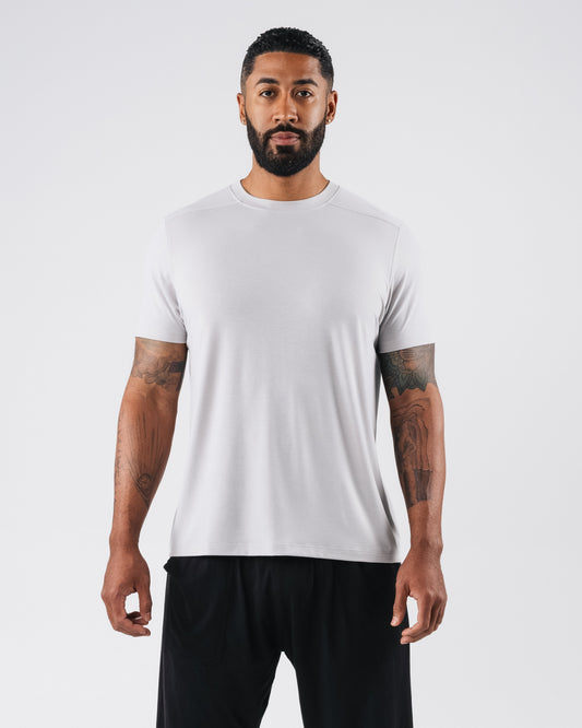 Zero Accent Tee - Light Grey
